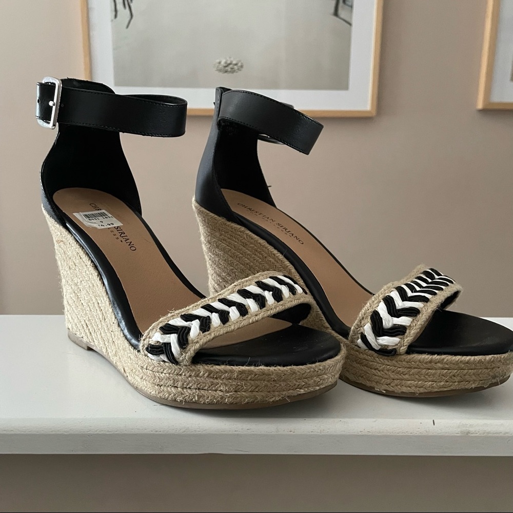 Burlap Heels